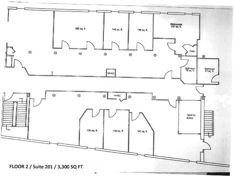 Florr 2/Suite 201/3,300 SQ FT